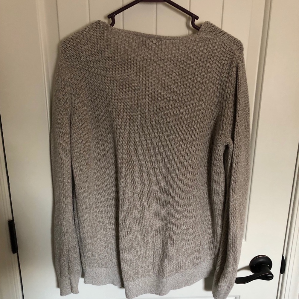 LOFT tan Sweater Sz L